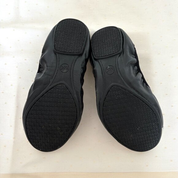 Michael Kors Black & Silver Ballet Flats - Picture 2 of 8